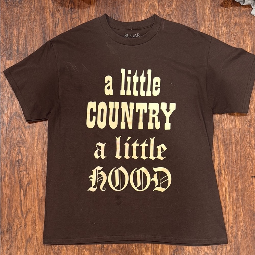 Sugar Kids Brown Graphic T-Shirt